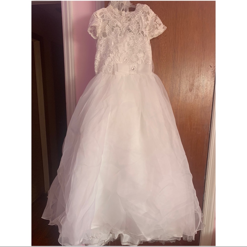 Girl flower girl umbrella girl dress